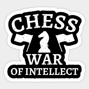 Chess - War of intellect Sticker